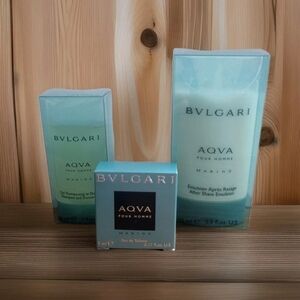 Bvlgari Aqva Marine Travel Set